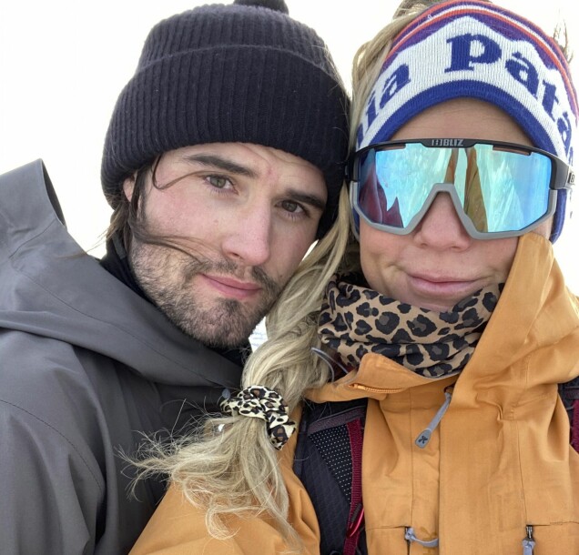 Marielle och sambon Kit Gustavsson träffades genom klättringen och delar intresset för äventyr. Marielle och sambon Kit Gustavsson träffades genom klättringen och delar intresset för äventyr.