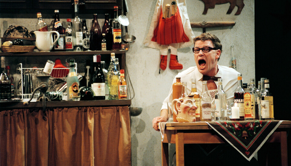 Jan Rippe som spritkonnässören Kenneth Ålborg Jan Rippe som spritkonnässören Kenneth Ålborg