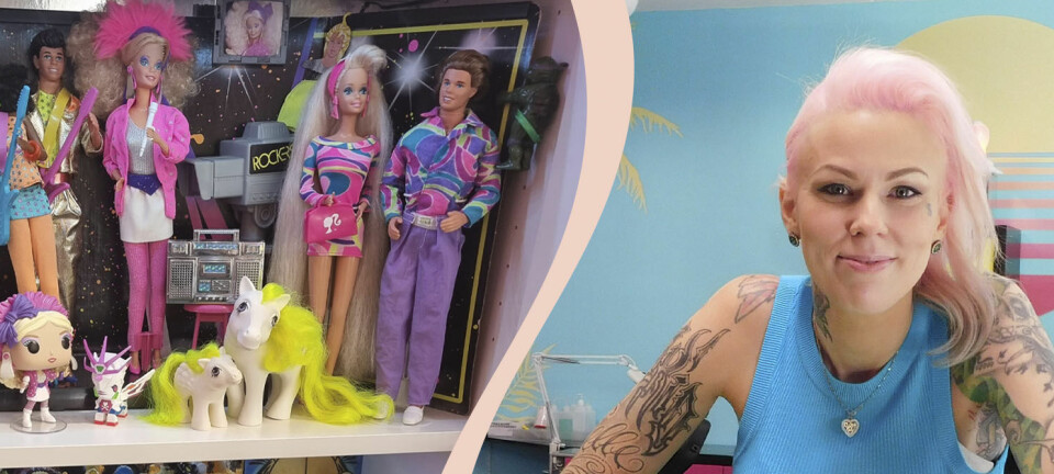 Tatueraren Sandra har barnasinnet kvar: ”Plast och glitter är finare än diamanter”