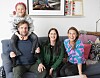 Team Stella: Papp Magnus, bonusmamman Pernilla och mamman Sussie.