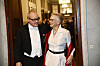 Nisse Landgren och Beatrice Järås närvarade vid Kungliga Musikaliska Akademiens högtidssammankomst samt 250-årsjubileum i december 2021.