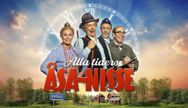 Annika Andersson som Eulalia, Åsa-Nisse spelas av Mikael Riesebeck, Robin Rösehag är Klabbarparn och brevbäraren Dag-Otto spelas av Jojje Jönsson. Annika Andersson som Eulalia, Åsa-Nisse spelas av Mikael Riesebeck, Robin Rösehag är Klabbarparn och brevbäraren Dag-Otto spelas av Jojje Jönsson.
