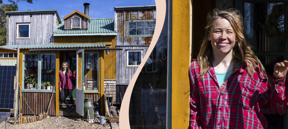 Anna bor i ett minihus mitt i skogen: ”Här känner jag mig fri och lever på riktigt”