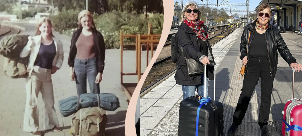 Vännerna Inger och Ulla tågluffade ihop igen – 50 år efter första resan: ”Lika kul nu som då”