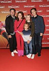 Tilde de Paula och maken Thomas Eby med barnen Zion, Naemi och Elya under galapremiären av Superhjältarna 2 på Rigoletto, 2018.