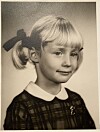 Bibi som barn. När hon var 19 skrev hon en lista över tänkbara yrken.