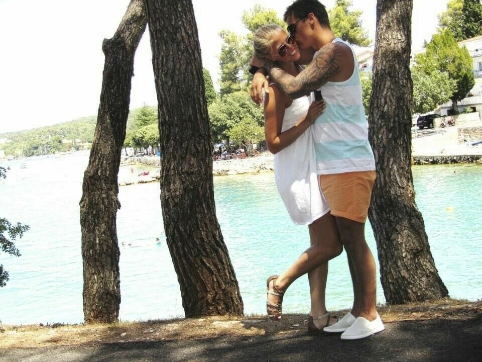 På semester i Kroatien 2012, två år före olyckan. På semester i Kroatien 2012, två år före olyckan.