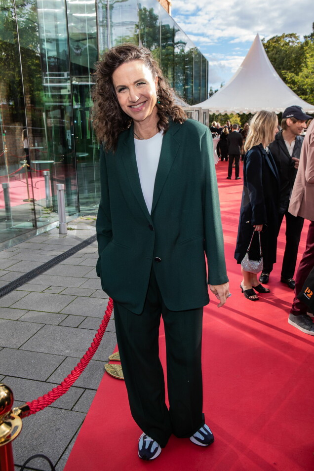 Petra Mede på röda mattan under Kristallen tidigare i september. Petra Mede på röda mattan under Kristallen tidigare i september.