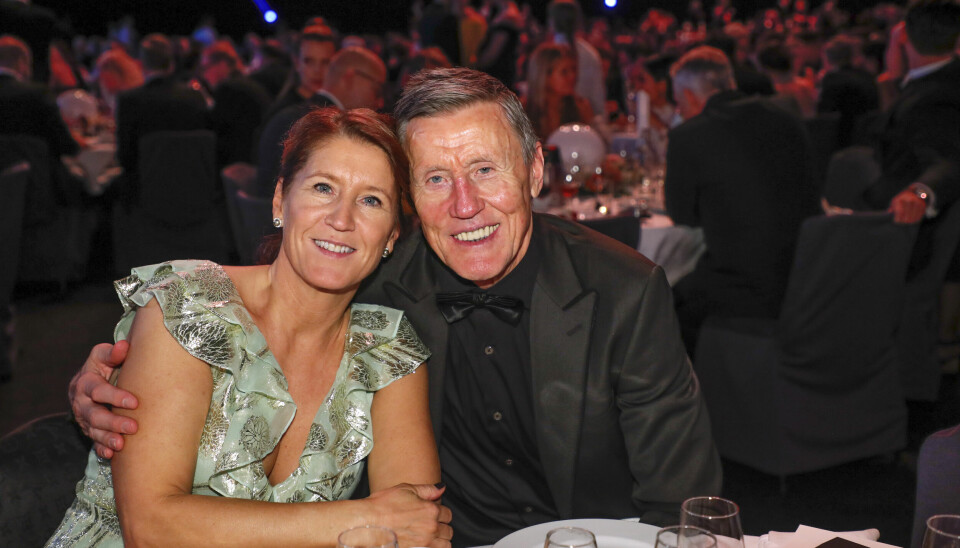 Pia och Börje Salming på Idrottsgalan 2020. Pia och Börje Salming på Idrottsgalan 2020.