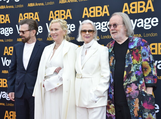 Abba på galapremiären av Abba Voyage tidigare i år. Abba på galapremiären av Abba Voyage tidigare i år.