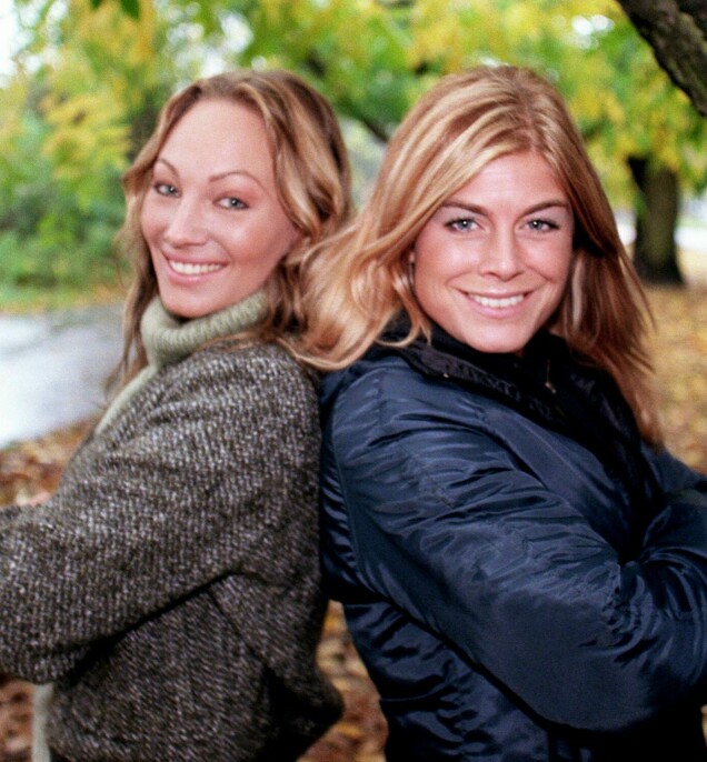 Fr.v. Charlotte Perrelli och Pernilla Wahlgren. Fr.v. Charlotte Perrelli och Pernilla Wahlgren.