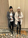 Fr.v. Josefine och Jessica.