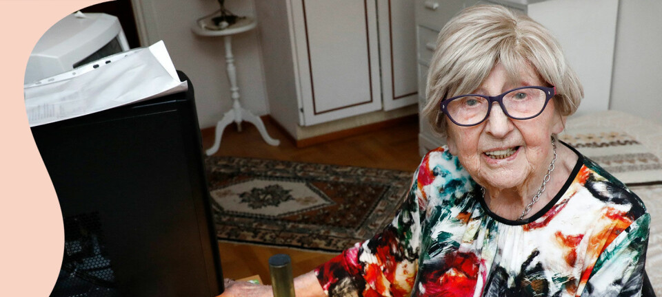 Dagny Carlsson i fallolycka – fick sys