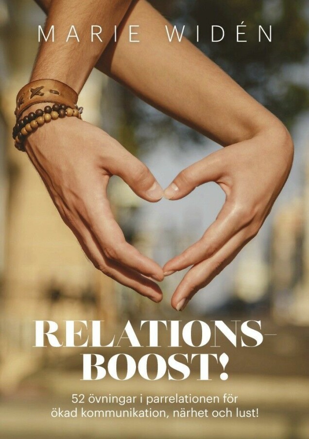 I boken Relationsboost finns 52 övningar att göra som par för att komma varandra närmre. I boken Relationsboost finns 52 övningar att göra som par för att komma varandra närmre.