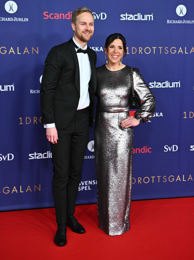 Fredrik Karström och Charlotte Kalla på röda mattan inför Idrottsgalan 2023 i början av året. Fredrik Karström och Charlotte Kalla på röda mattan inför Idrottsgalan 2023 i början av året.