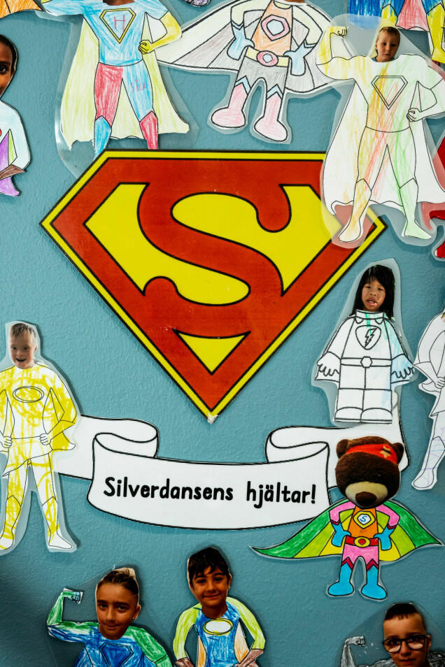 Här får alla barn vara superhjältar. Här får alla barn vara superhjältar.
