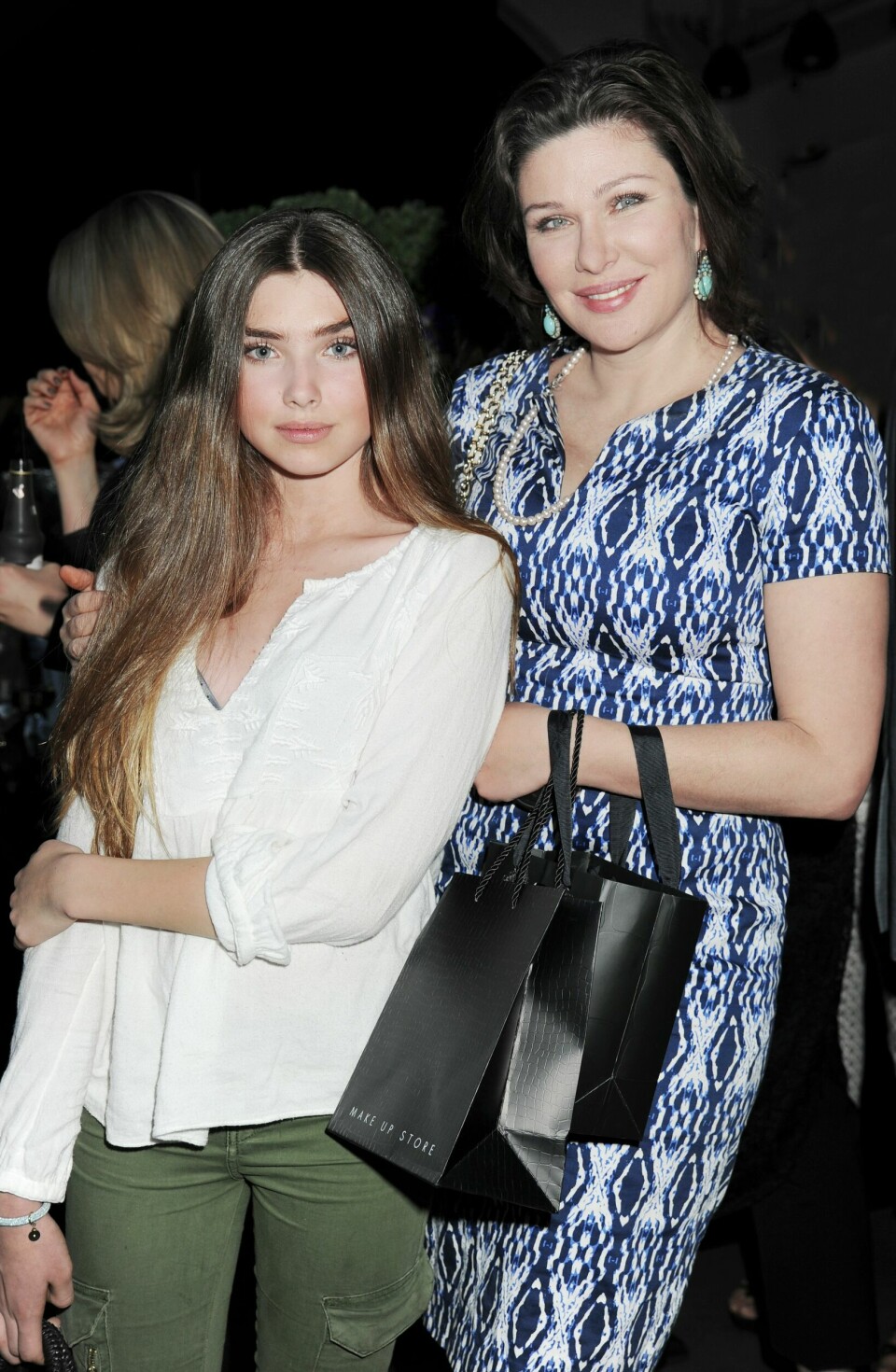 Dominika Peczynski och dottern Hannah tillsammans på vimmel i Stockholm år 2015. Dominika Peczynski och dottern Hannah tillsammans på vimmel i Stockholm år 2015.