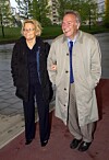 Utrikesminister Anna Lindh och make Bo Holmberg i maj år 2003.