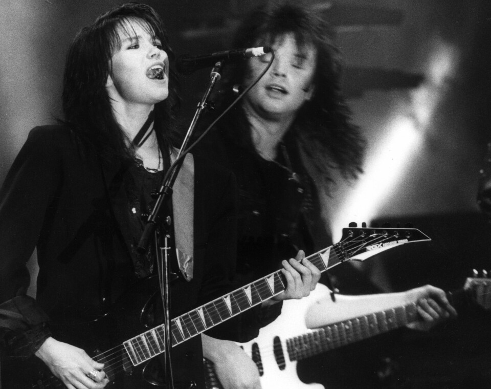 Syskonen John och Tone Norum på Draken 1988. Syskonen John och Tone Norum på Draken 1988.