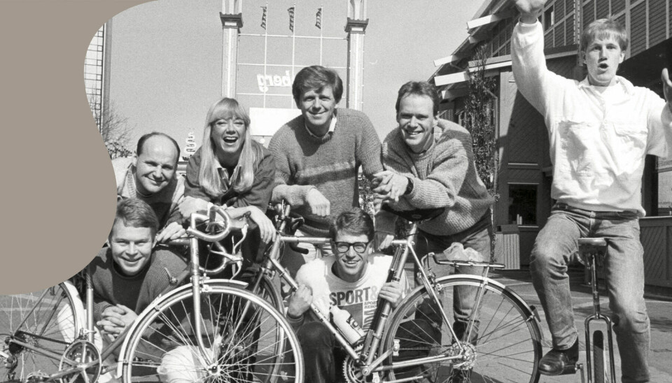 After Shave och Galenskaparna. Inför premiären av Cyklar på Lisebergsteatern 1985. After Shave och Galenskaparna. Inför premiären av Cyklar på Lisebergsteatern 1985.