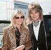 Britt Ekland och Rod Stewart 1976.