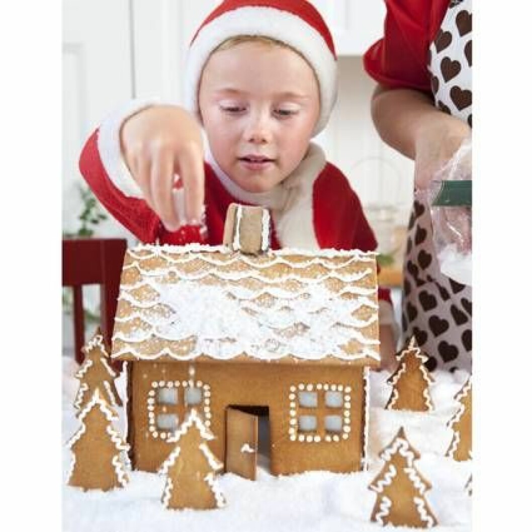 Färdigt pepparkakshus