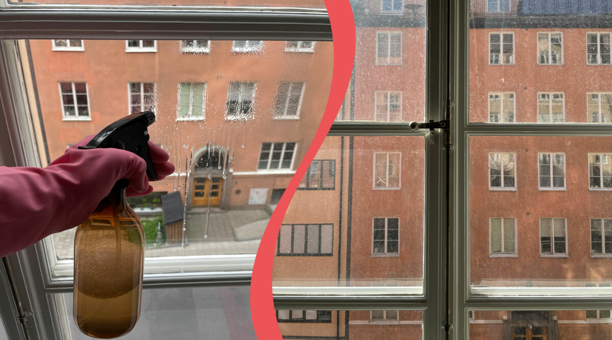 Test: Funkar det att tvätta fönster med eget putsmedel?