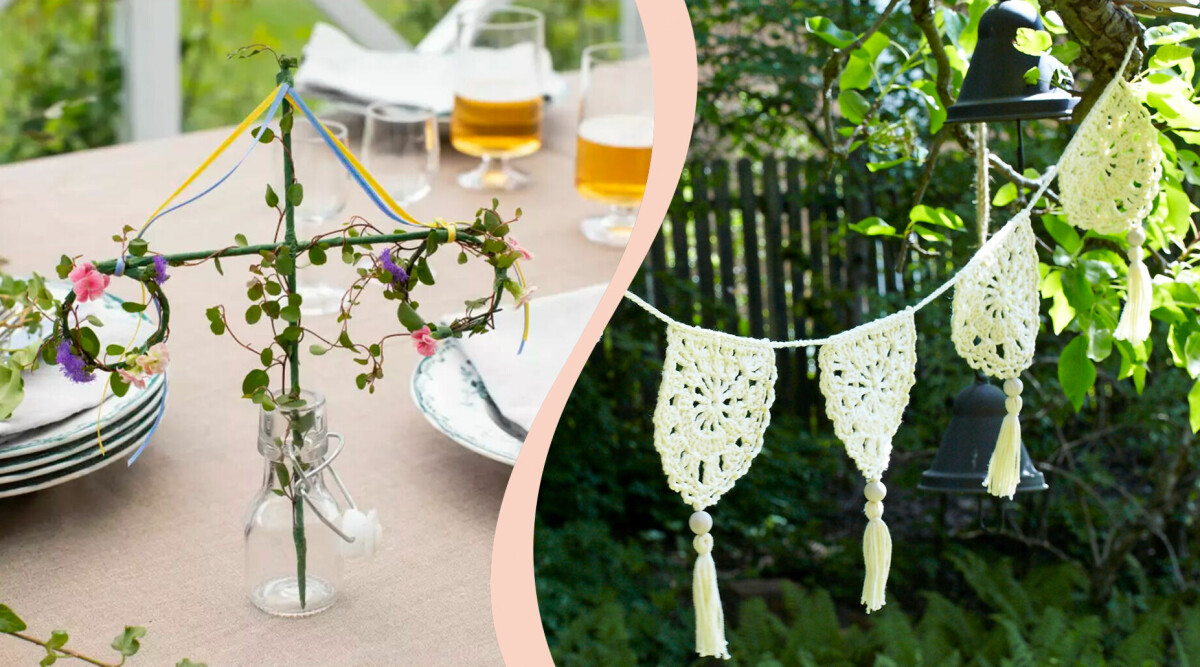 Dekorationer inför midsommar – 5 enkla DIY projekt