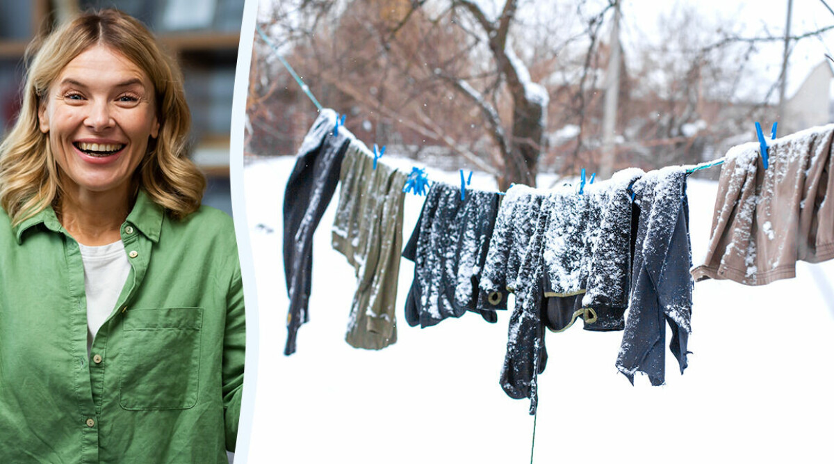 Därför ska du torka kläderna utomhus – även på vintern