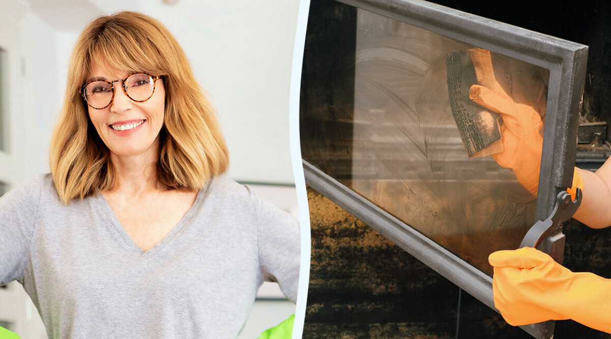 Gör rent fönstret på kaminen – oslagbara knepet får oss att tappa hakan