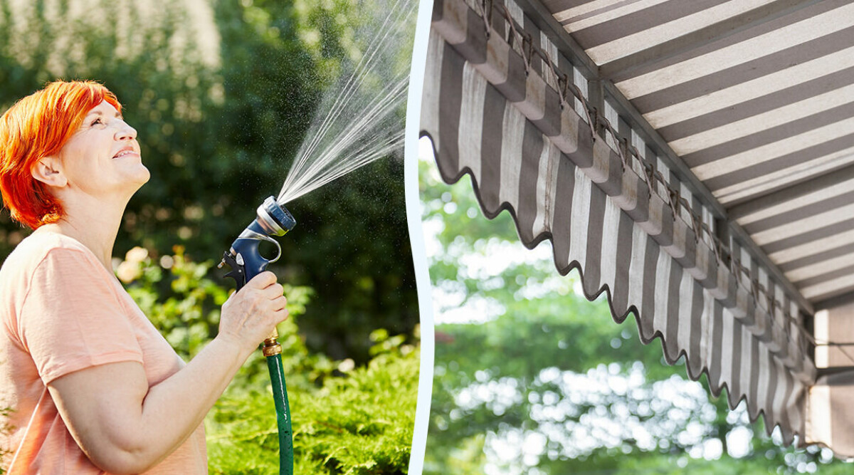 Så tvättar du din markis – enkla metoden får bort fläckarna