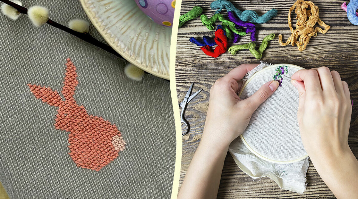 Påskens enklaste broderi – så gör du!