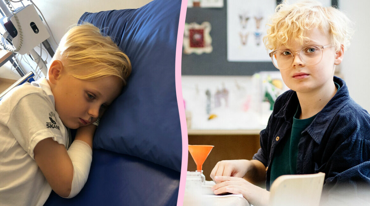 Melker, 10, drabbad av ovanlig kronisk sjukdom: Ibland skriker jag av smärta