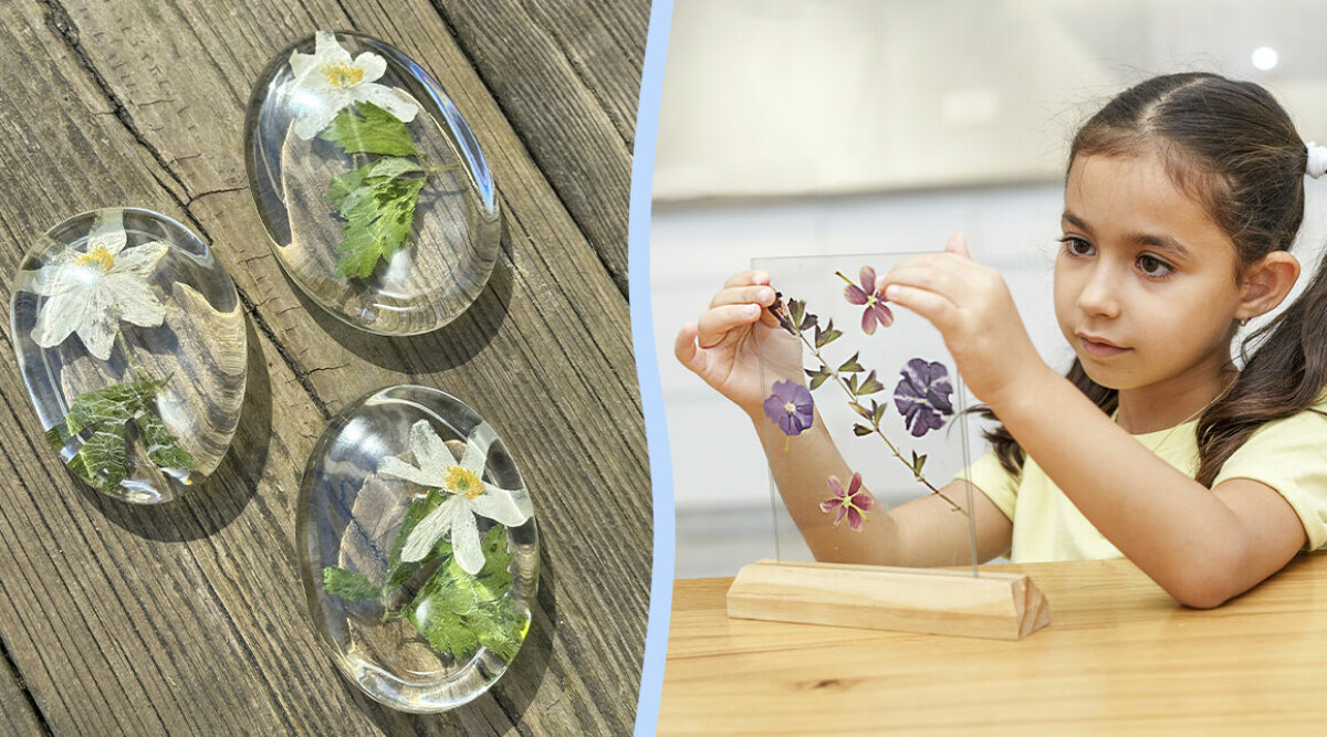 Pyssla vackert med torkade blommor – perfekt till dukningen