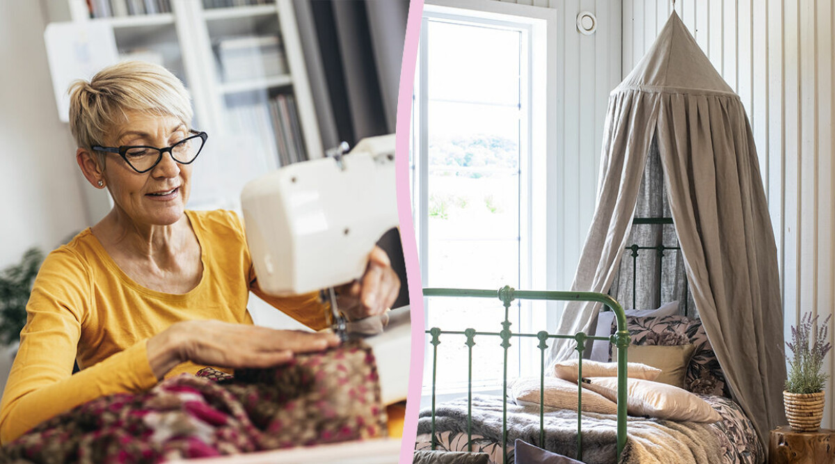Så syr du en sänghimmel – drömmigt syprojekt