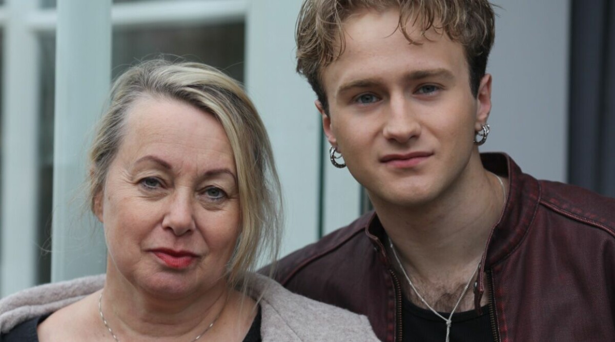 Louise Hoffstens son Adrian var hemmasittare – ville inte längre leva