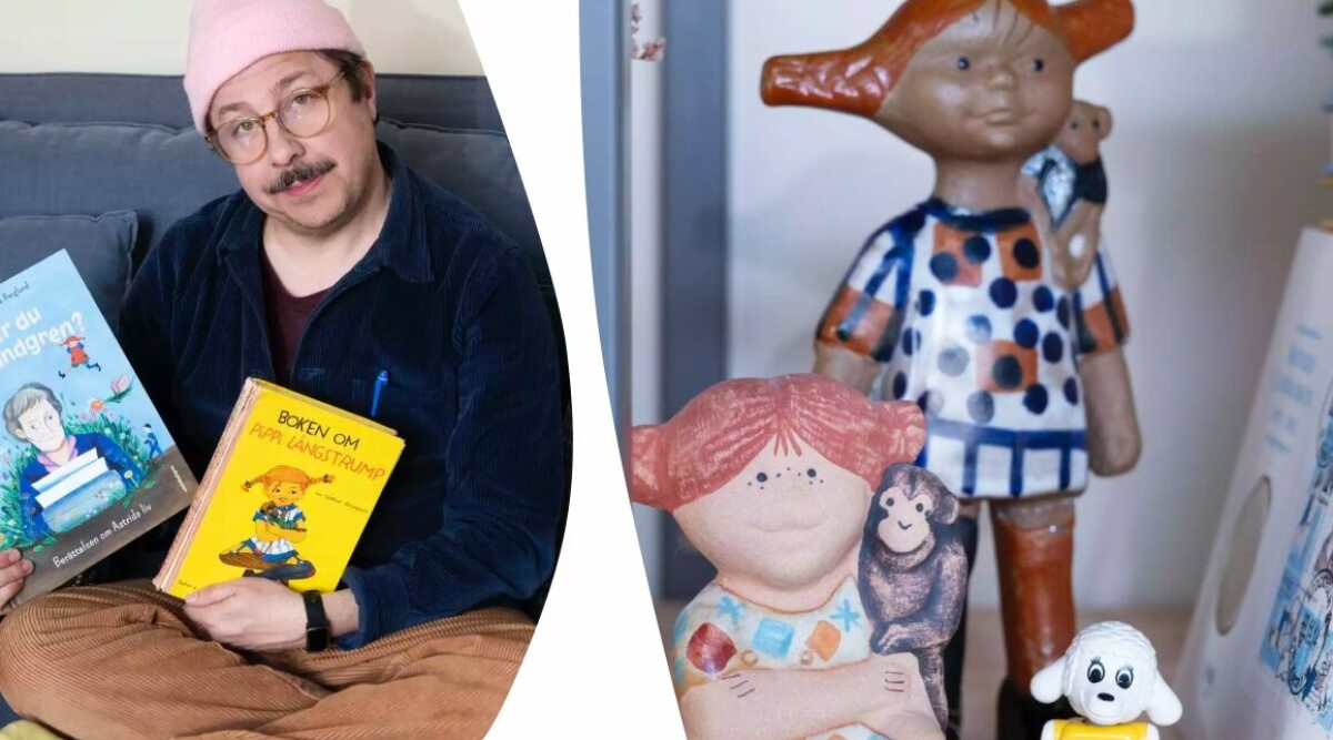 David Sundin har pippi på Astrid Lindgren – letar fynd på Tradera