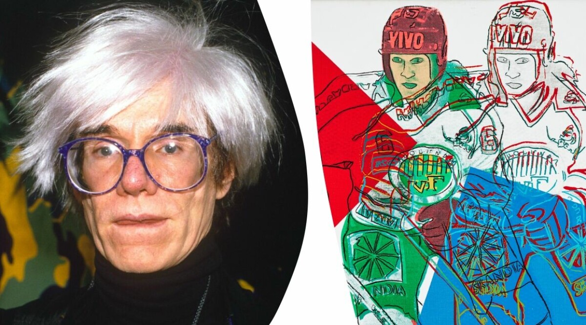 Okänd Andy Warhol-tavla räddade svenska hockeyklubben – nu säljs den för miljoner