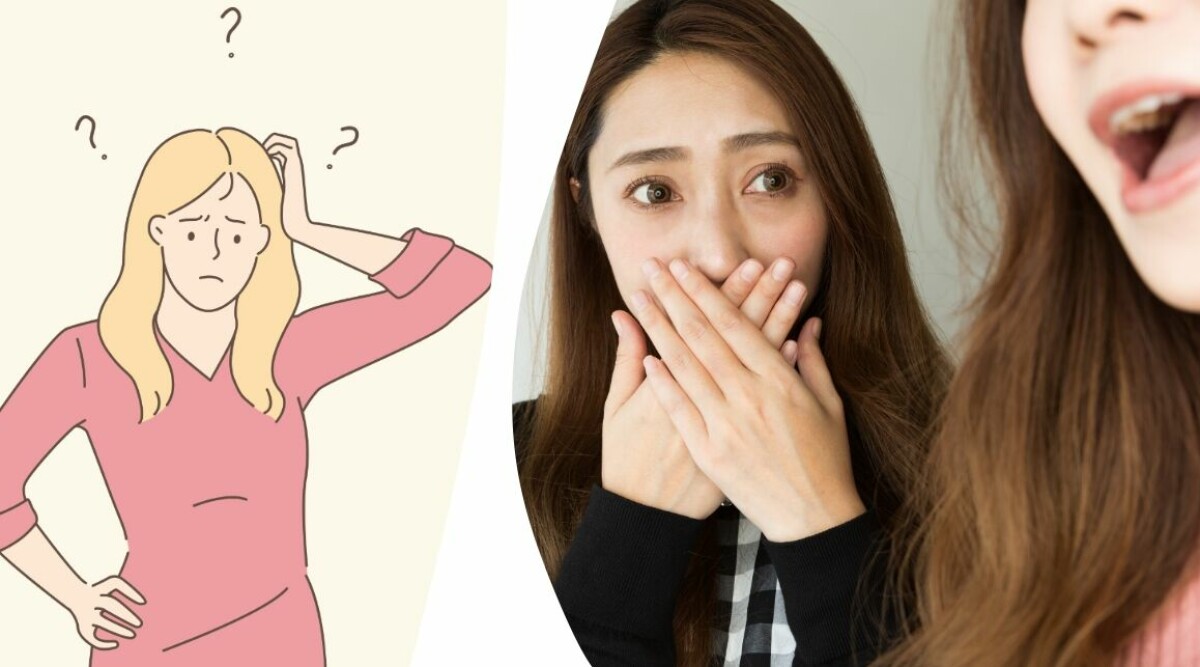 Min väninnas andedräkt stinker – hur talar jag om det för henne?