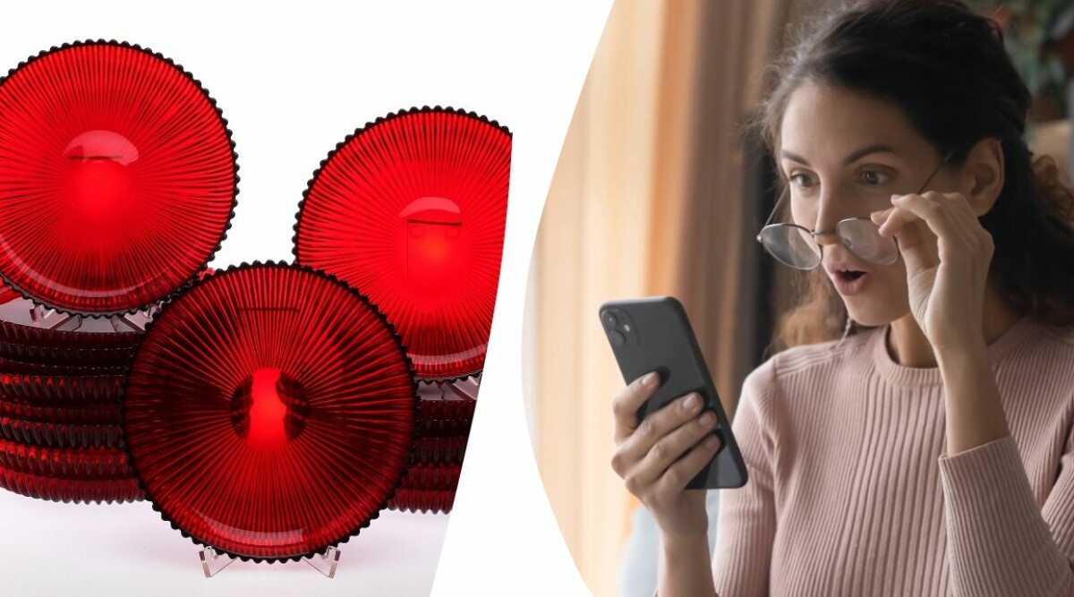 Därför är rött glas dyrare – här är föremålen du ska hålla utkik efter