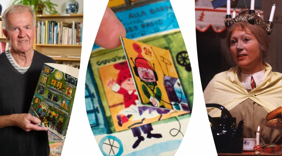 Einar samlar på unika adventskalendrar – med favoriter från tv-historien