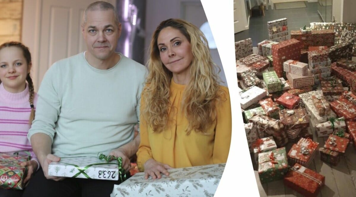 Familjen Östlie ger julklappar till utsatta barn: ”Vi vill sprida glädje”