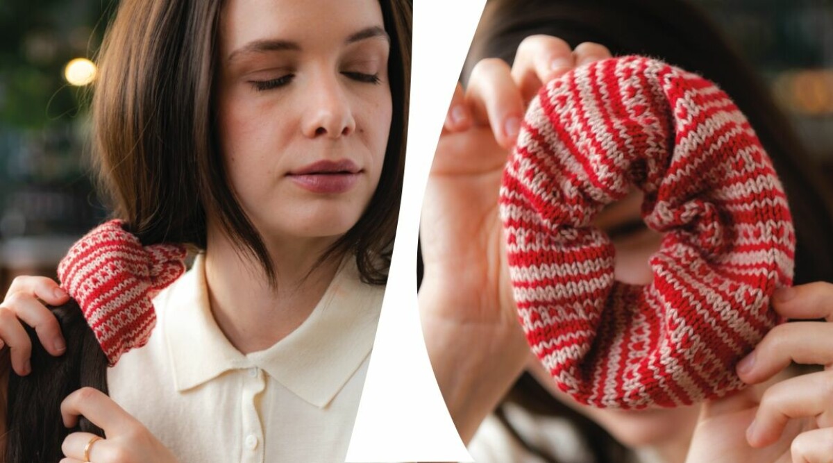 Gör din egen scrunchie – kreativt och roligt stickprojekt