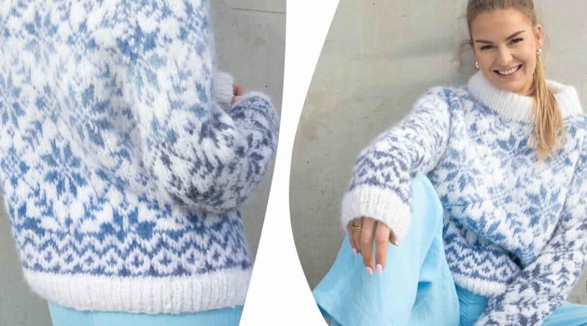 Sticka vinterns finaste tröja – snöflingemönster i nordisk stil