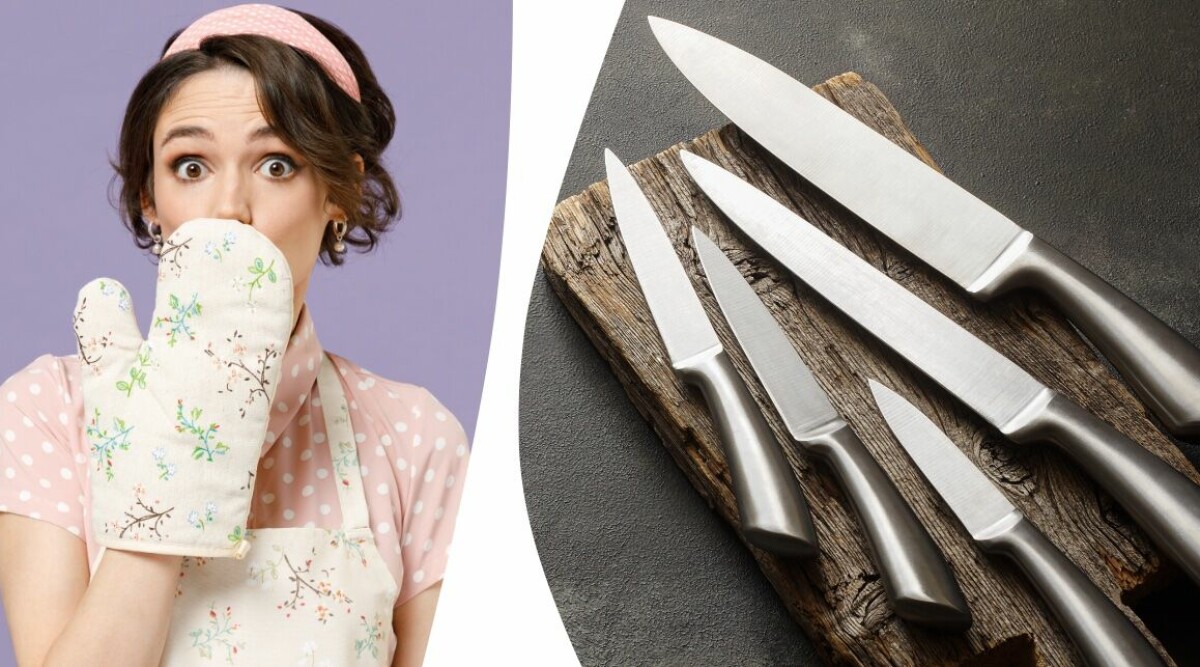 Det ska du aldrig göra med dina köksknivar – blir större skada än du tror