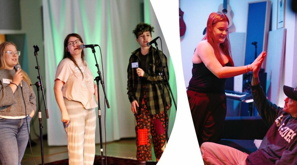 Här överraskar folkkära artisten ungdomarna – på Min stora dags musikläger