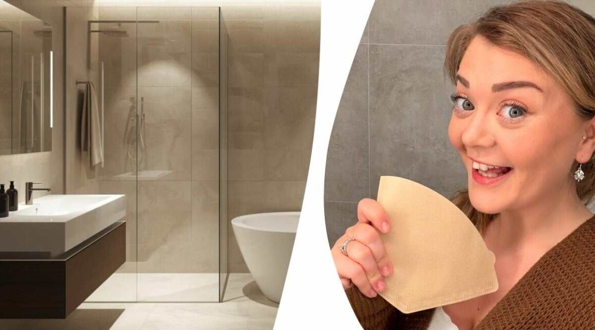 Jag testade städexpertens kaffefilterknep i badrummet – resultatet blev mycket bättre än jag förväntat mig