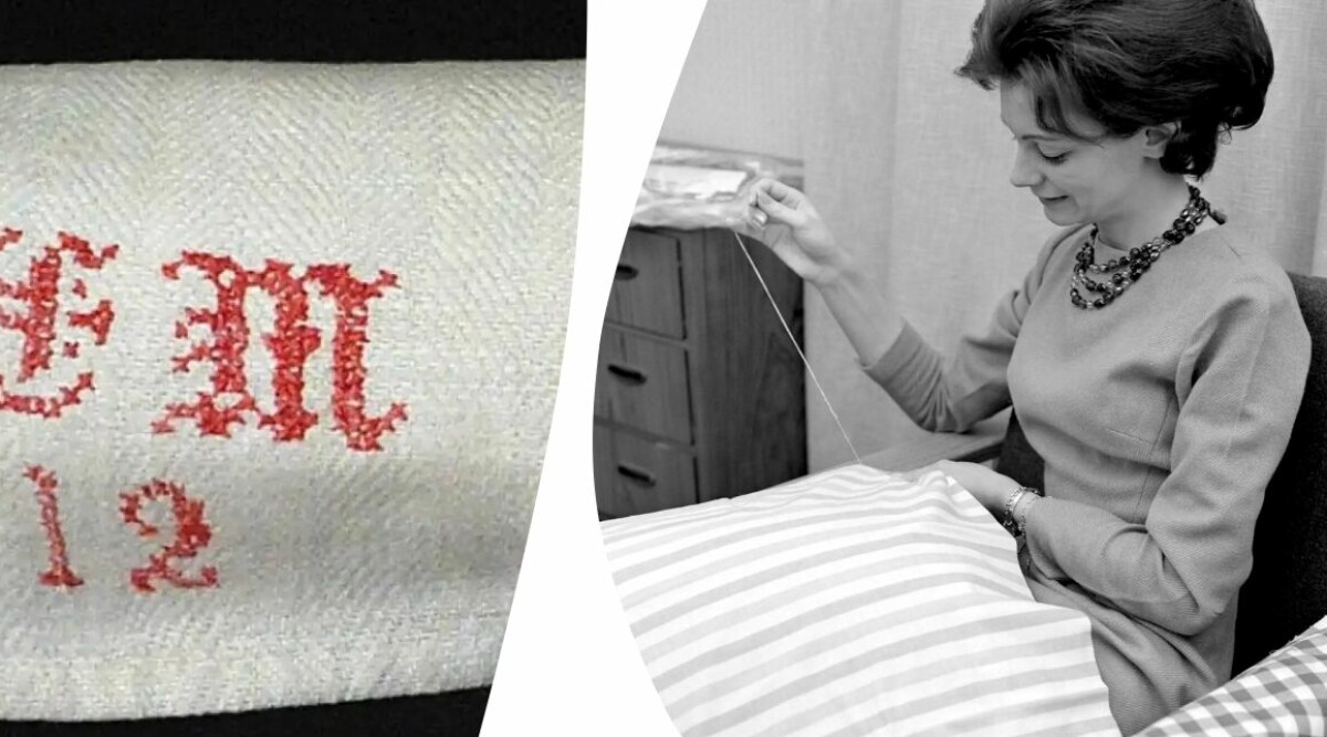 Därför broderade din mormor initialer på gammalt linne – här är hushållssysslorna vi glömt