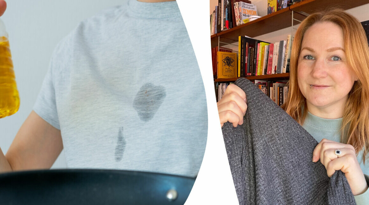 Jag testade gamla husmorsknepet för att få bort fettfläckar – se resultatet