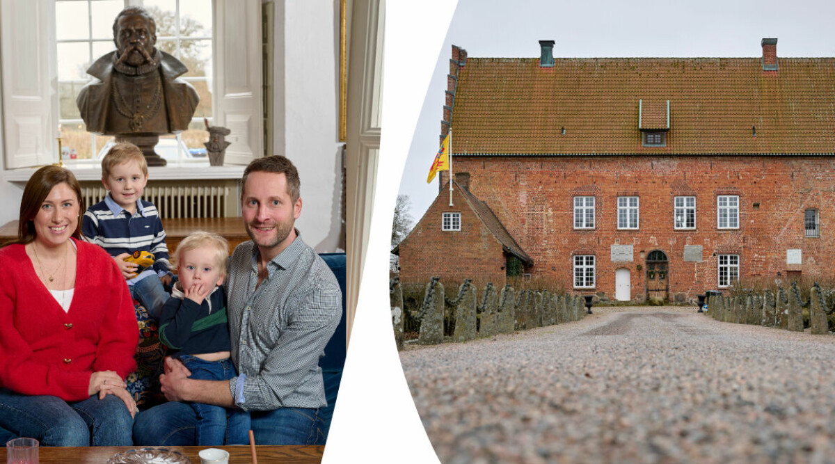 Ida blev slottsfru – flyttade från tvåa med familjen till borg